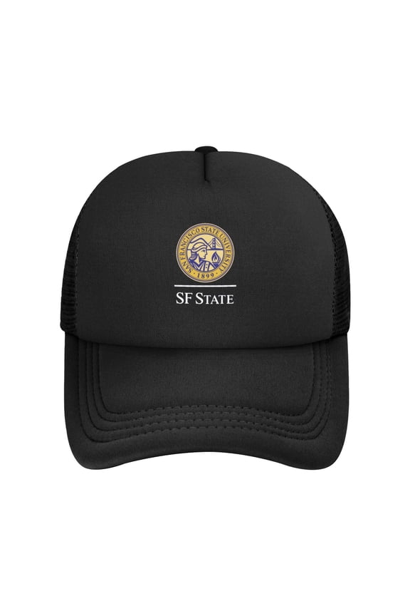 San Francisco State University Solid Color Lightweight Adult Mesh Baseball Cap