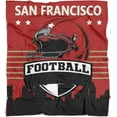 thumbnail image 1 of San Francisco Throw Blanket Gift for Men Women, Flannel San Francisco Blanket for Sofa Bed Sofa Living Room Chair,Football Team Throw Blanket 50X60 Inches., 1 of 5