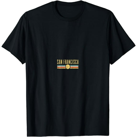 San Francisco Travel Vacation Souvenir Retro Vintage Gift T-Shirt