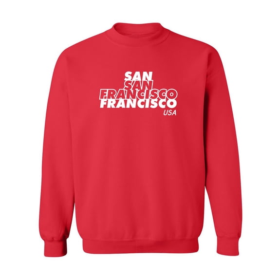 San Francisco USA Crewneck Sweatshirt