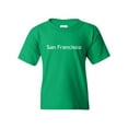 thumbnail image 1 of San Francisco Unisex Youth Kids T-Shirt Tee Clothing Youth X-Small Irish Green, 1 of 5