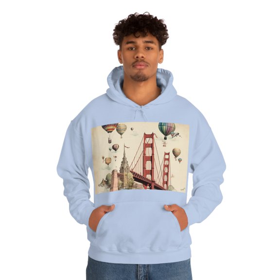 San Francisco Urban Wanderlust Unisex Adventure Hoodie