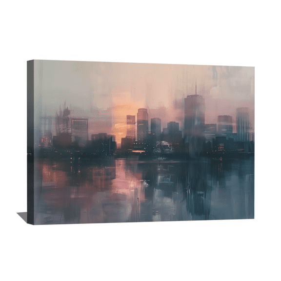 San Francisco Wall Art San Francisco Poster Large Canvas Art City Scenes Abstract Painting For Livingroom Home Office Decor