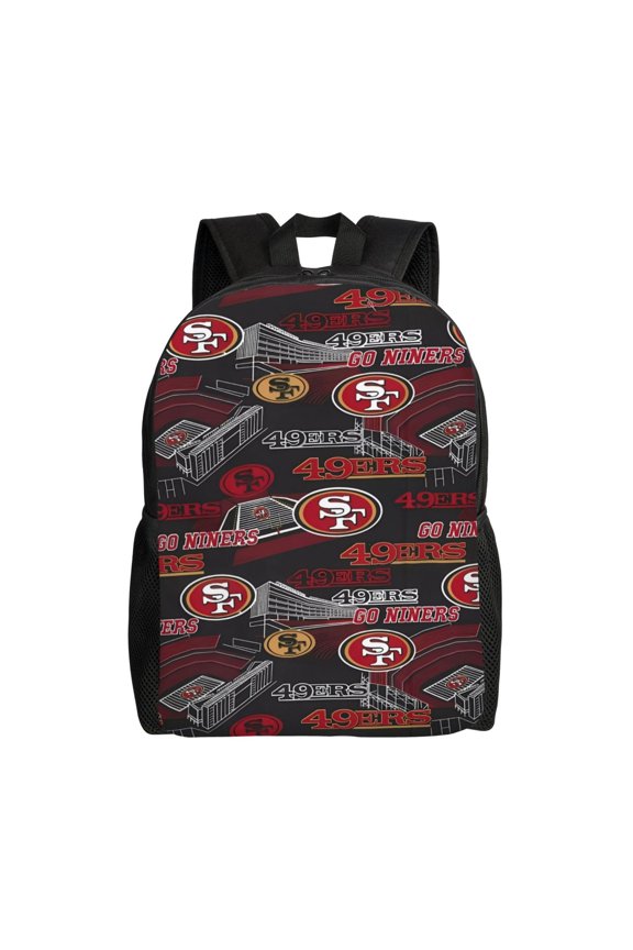 Youth Large Capacity Backpack Multifunctional Travel Backpack Waterproof Schoolbag Laptop Bag Men and Women Sports Backpack American Football Fan Gift