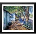 thumbnail image 1 of San Gabriel Road 32x28 Large Black Wood Framed Print Art by Guy Rose, 1 of 2