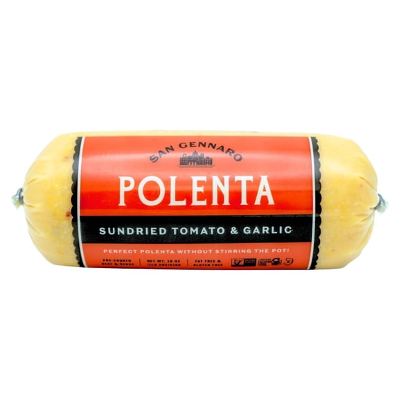 San Gennaro Sun-Dried Tomato & Garlic Polenta Roll, 18 oz, Single Tube