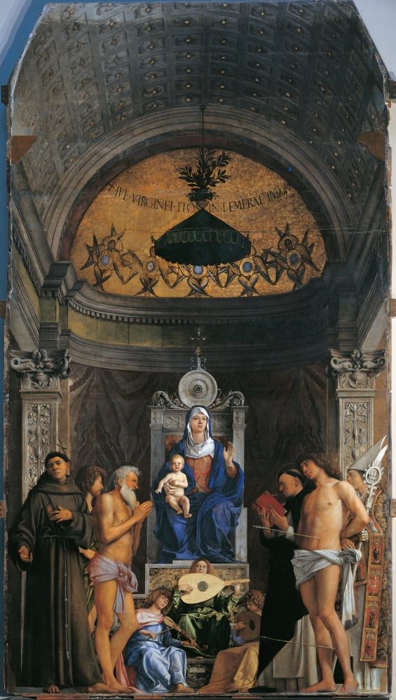 San Giobbe Altarpiece (Virgin Enthroned With The Child Canvas Art - (24 x 36)