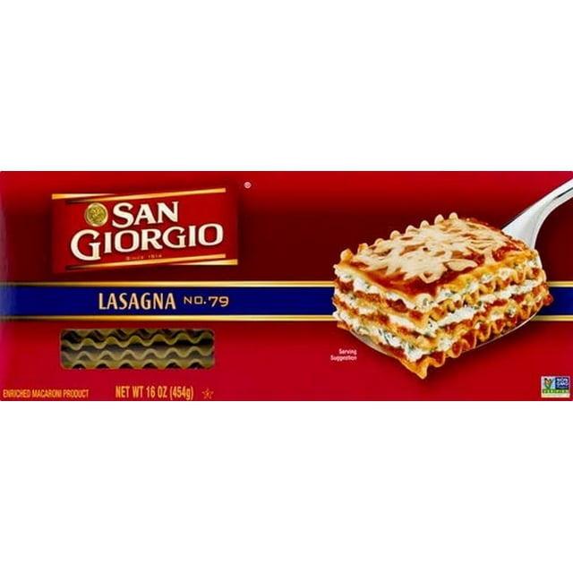 San Giorgio Lasagna, 16 Oz, (Pack of 2)
