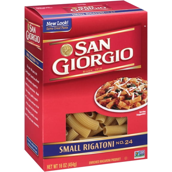 San Giorgio Small Rigatoni 16 oz. Box