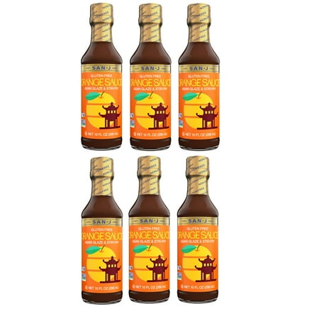 San-J Gluten Free Orange Sauce 10 Fl Oz (Pack of 6)