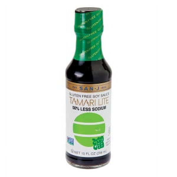 SanJ Gluten Free Soy Sauce Tamari Lite 10 fl oz Pack of 4