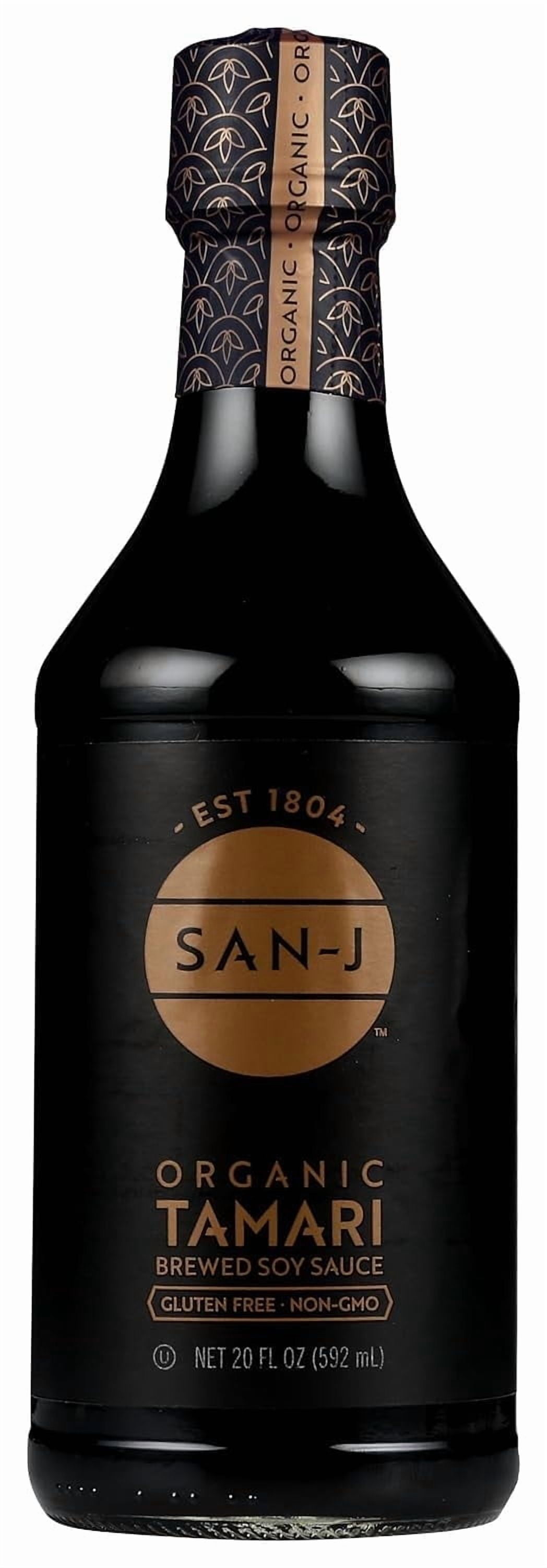 San-J Organic Gluten Free Soy Sauce Tamari -- 20 fl oz Pack of 3