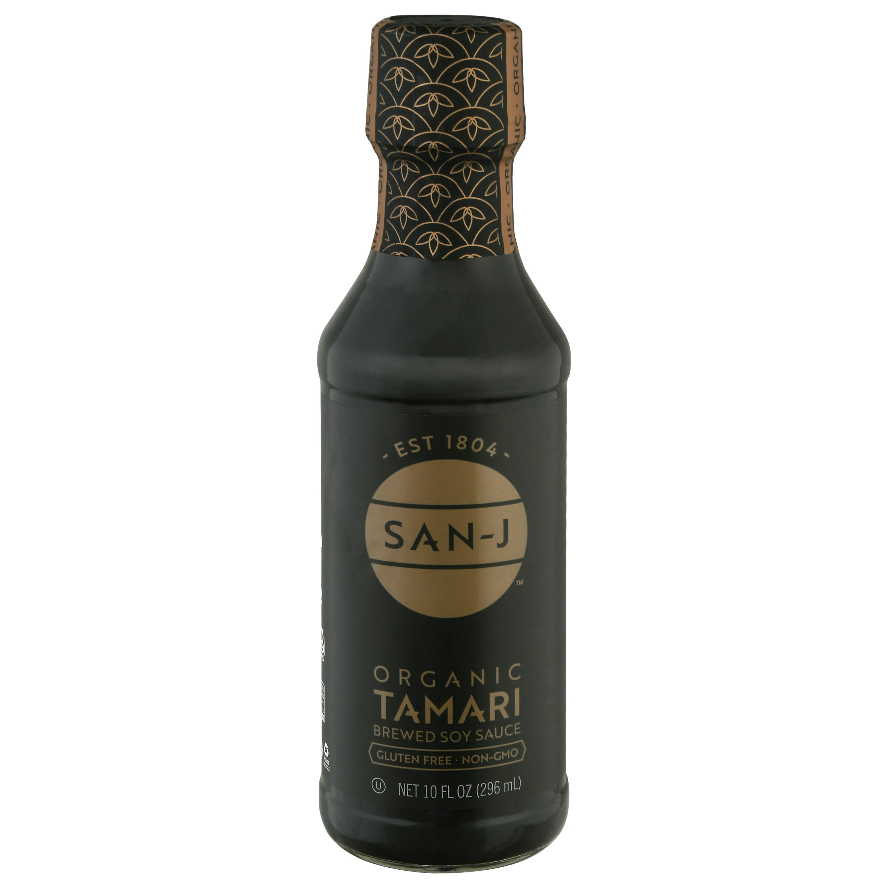 San J Sauce Soy Tamari Gew√ºrz Gold Organic 10 oz (Pack Of 6)