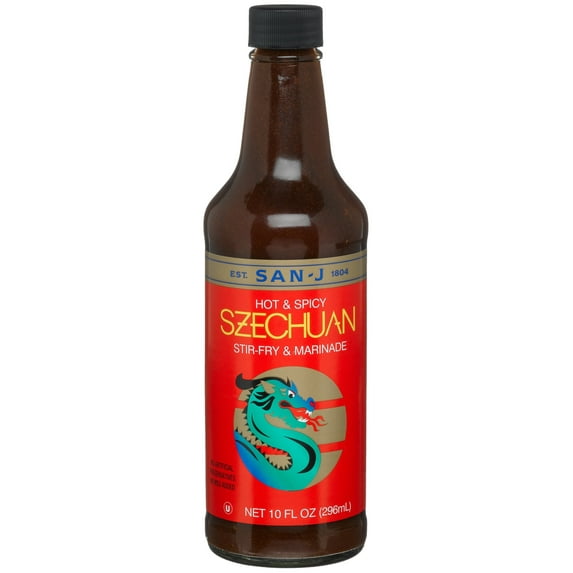 San-J Szechuan Sauce, 10-Ounce Bottles (Pack of 6)