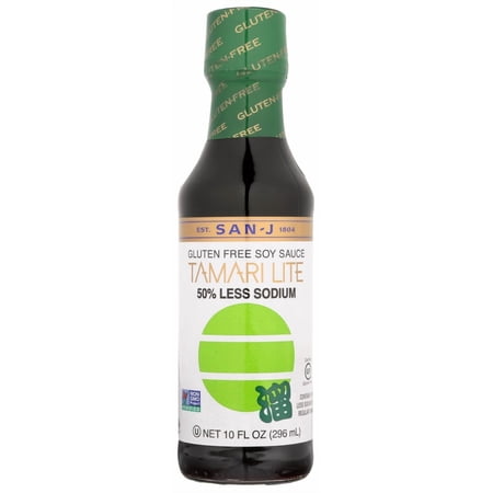 San J Tamari Soy Sauce Lite, 10 Fl Oz