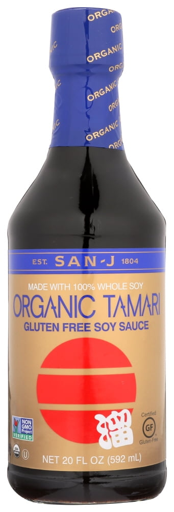 San J Tamari Soy Sauce Organic, 20 Fl Oz Pack Of 6