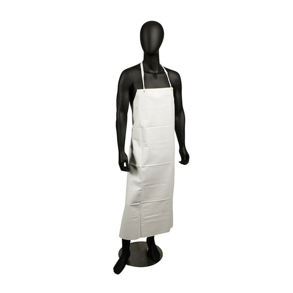San Jamar 614DVA-WH20 White Vinyl Dishwashing Apron