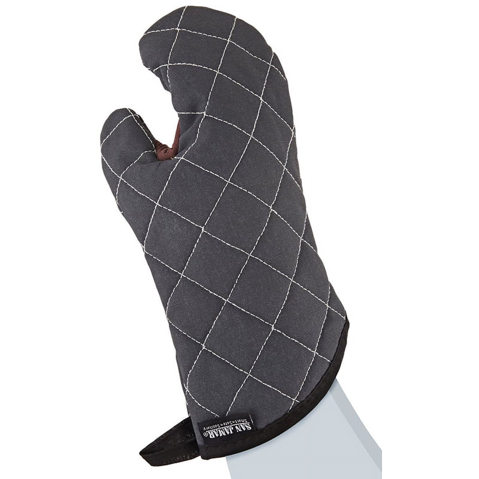17 in. WebGuard Plus Fabric Bestguard Oven Mitt - Tan (1-Pair)