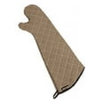 thumbnail image 1 of San Jamar 800FG24 BestGuard Commercial Heat Protection Up to 450° F Oven Mitts (Pair), 24" Length, Tan, 1 of 3