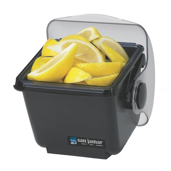 San Jamar BD2002 Mini Dome 1 Quart Condiment / Garnish Center