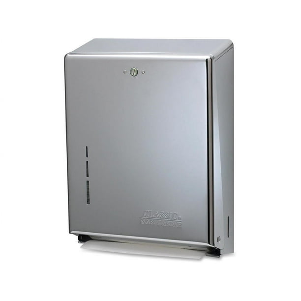 San Jamar C-Fold/Multifold Paper Towel Dispensers - C Fold, Multifold Dispenser - 500 x Towel Multifold, 300 x Towel C Fold - 14.8 San Jamar C-Fold/Multifold Paper Towel Dispensers - C Fold, Multifold Dispenser - 500 x Towel Multifold, 300 x Towel C Fold - 14.8