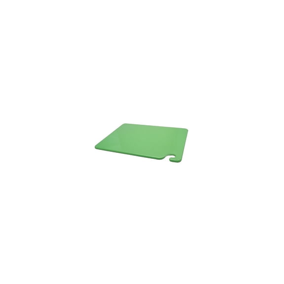 San Jamar 15" x 20" x 1/2" Green Cutting Board 86082