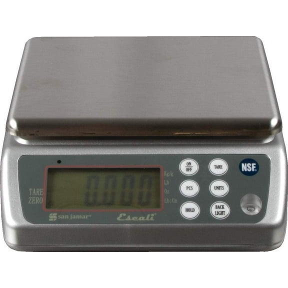 San Jamar Digital Washdown Scale, 33lb Capacity, Stainless Steel