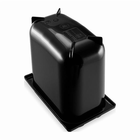 San Jamar Fountain Jar,2 1/2 Quarts,Black P9700BKGR