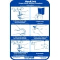 thumbnail image 1 of San Jamar HWWLCT Hand Washing Station Smart Chart, 6" Width x 9" Height, 1 of 2