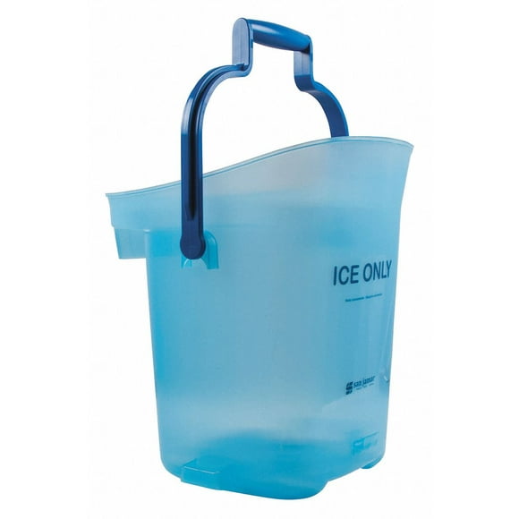 San Jamar Ice Tote,Blue,16"H,13-1/4"D,Plastic SILD6000