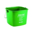 San Jamar KP196GN 6 Qt. Green Cleaning KleenPail