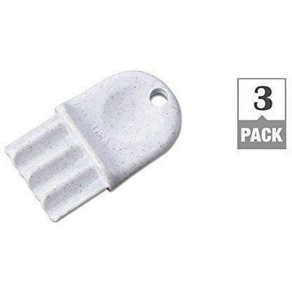 San Jamar N16 Key for Plastic Tissue Dispenser: R2000, R4000, R4500 R6500, R3000, R3600, T1790 3 pack