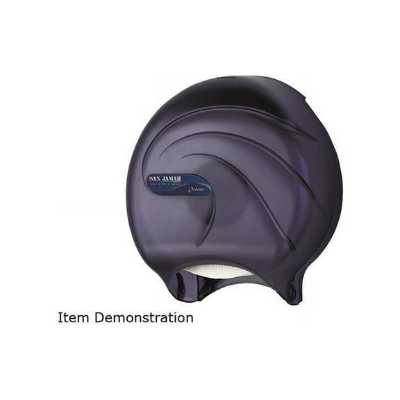 San Jamar Single Jumbo Bath Tissue Dispenser ,DISPENSER,9",SINGL RL,BK