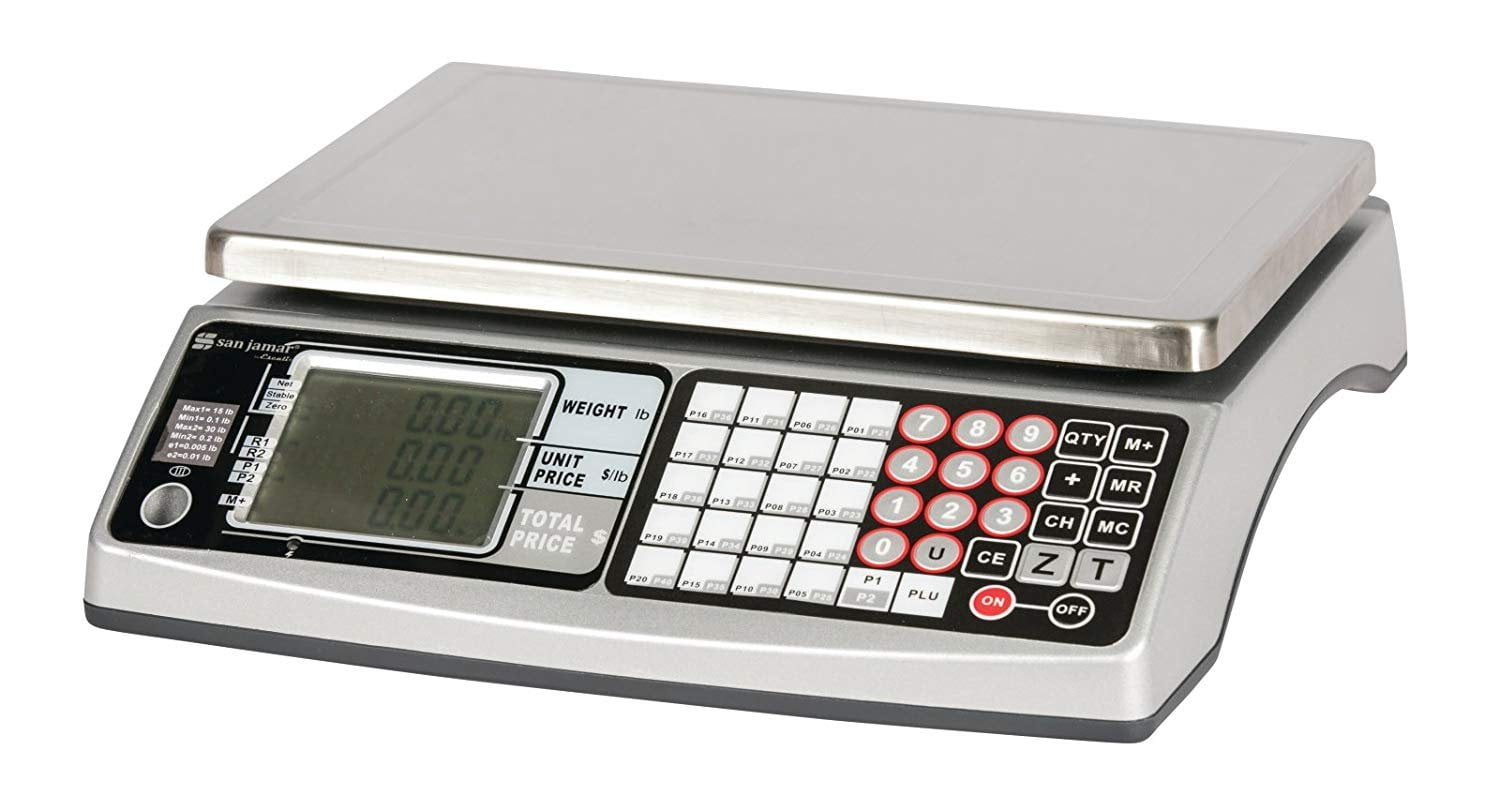 Digital Stainless Steel Commercial Food Prep Scale, 30 lb Capacity