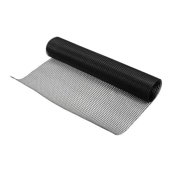 San Jamar Shelf Liner,Black,2x10 Ft PL0105GR