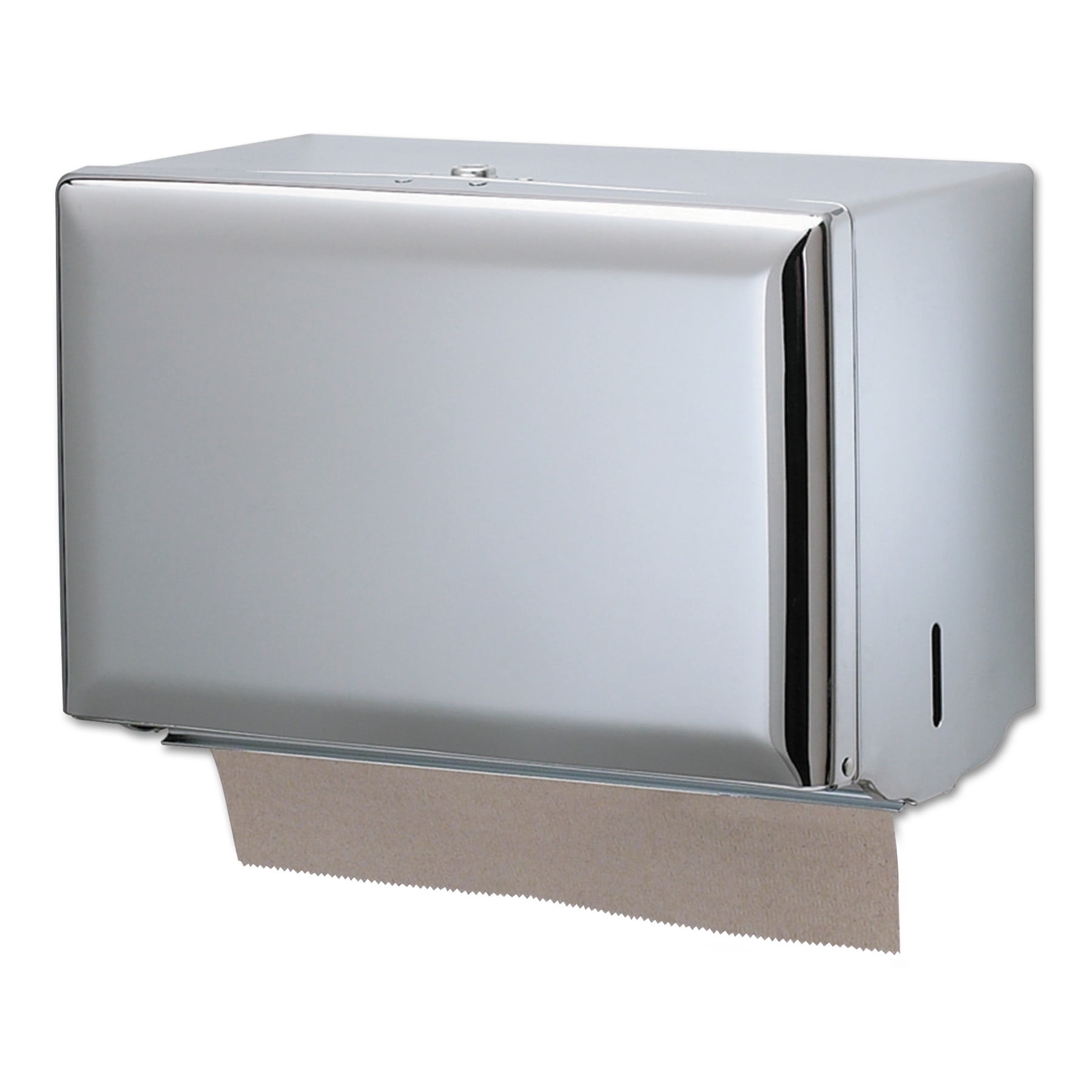 San Jamar Singlefold Paper Towel Dispenser, 10.75 x 6 x 7.5, Chrome