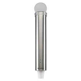 Small Pull-Type Water Cup Dispenser, For 5 oz Cups, Stainless Steel Small Pull-Type Water Cup Dispenser, For 5 oz Cups, Stainless Steel