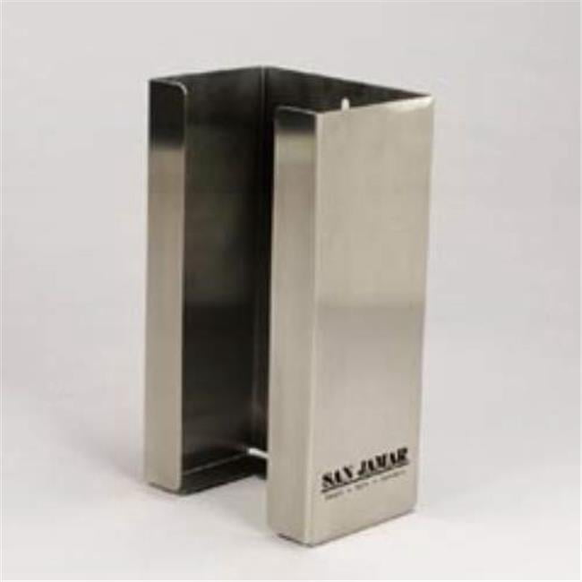 San Jamar Versatwin Tissue Dispenser - Dual Roll Black Stainless Steel Bathroom Dispenser