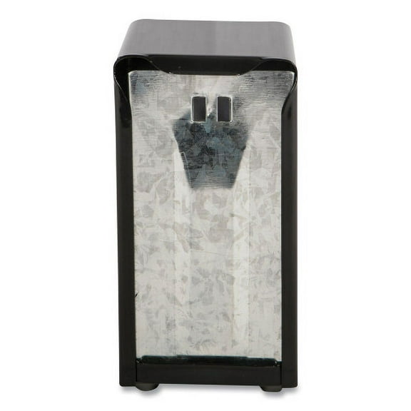 San Jamar Tabletop Napkin Dispenser, Tall Fold, 3.75 x 4 x 7.5, Capacity: 150, Black, Each