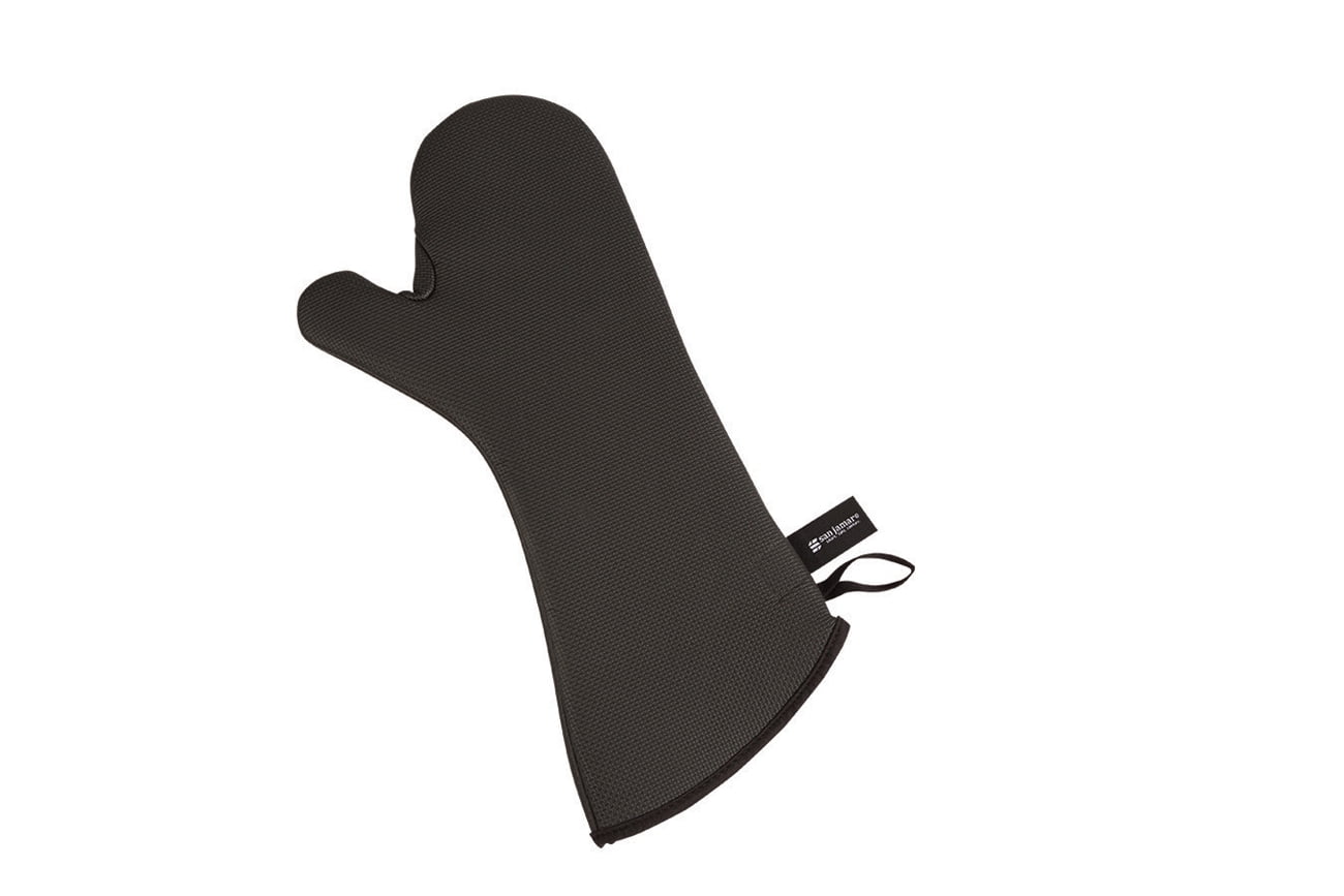 Ultigrips Conventional Oven Mitt - Protects to 500F - 17" - Black