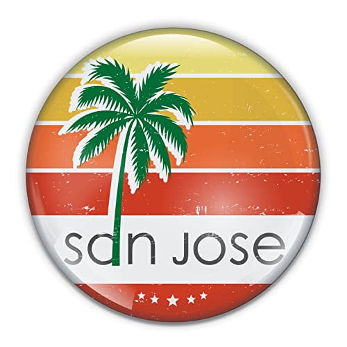 San Jose California Paperweight in Gift Box, 3 Inch Crystal Dome, Perfect for House Warming Gift