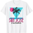 thumbnail image 1 of San Jose California T Shirt Retro CA Cool, 1 of 3