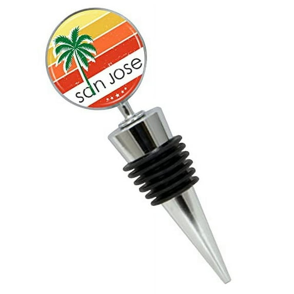 San Jose California Wine Bottle Stopper In Gift Box, Perfect For House Warming Gift