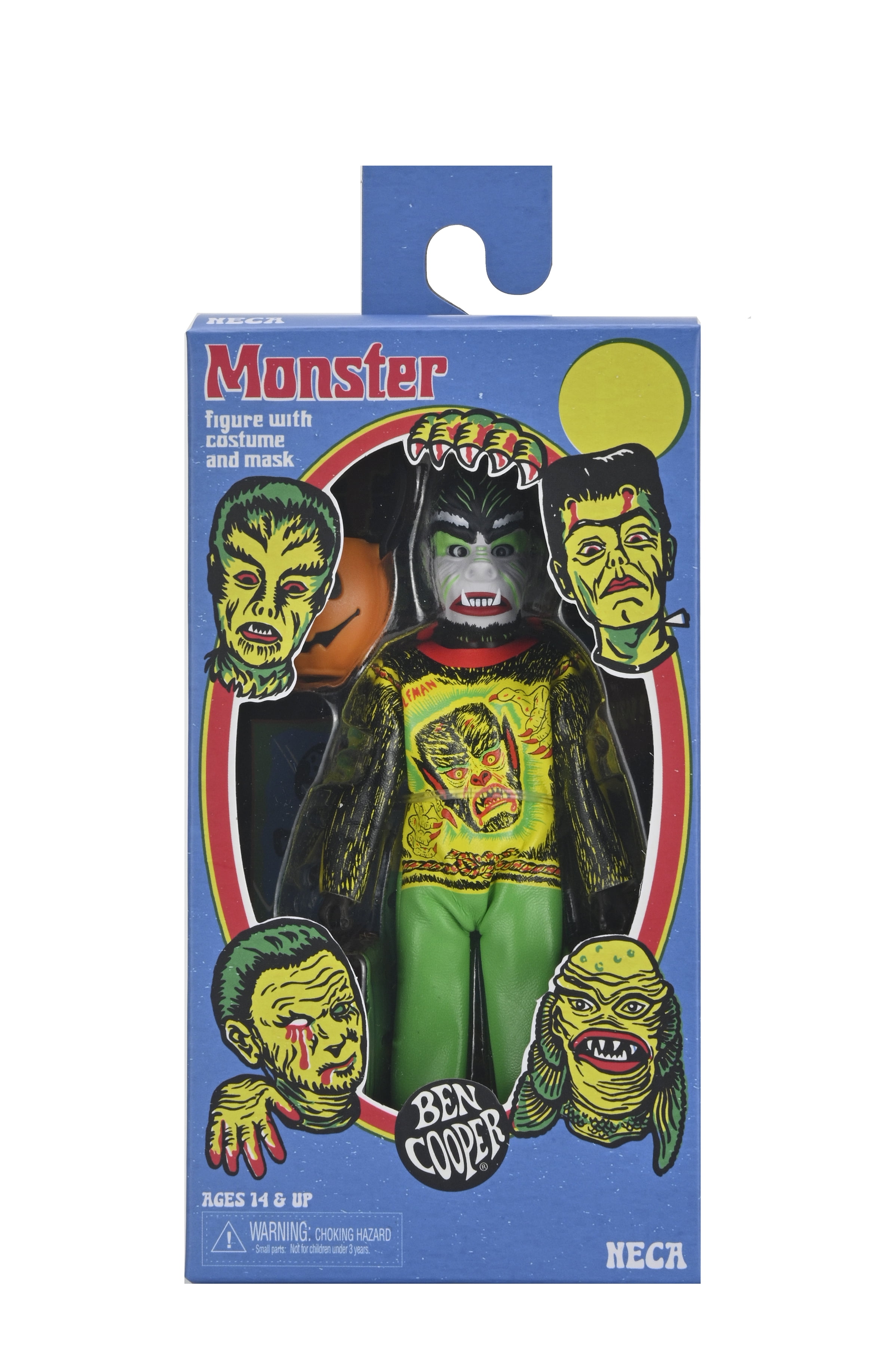 Ben Cooper 6" Wolfman Costume Action Figure, by NECA