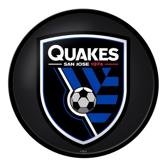 San Jose Earthquakes 17.5" Modern Disc Wall Sign