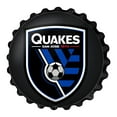 thumbnail image 1 of San Jose Earthquakes 18.5" Bottle Cap Wall Sign, 1 of 5