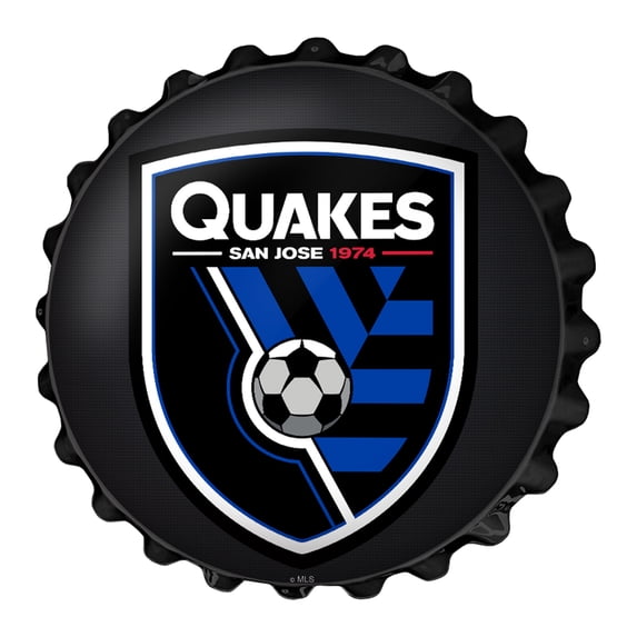 San Jose Earthquakes 18.5" Bottle Cap Wall Sign