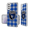thumbnail image 1 of San Jose Earthquakes Galaxy Plaid Clear Case, 1 of 5