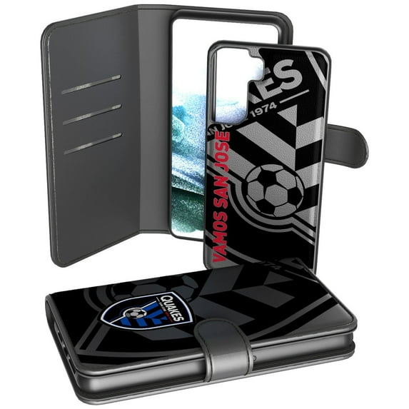 San Jose Earthquakes Samsung Galaxy Mono Tilt Wallet Case