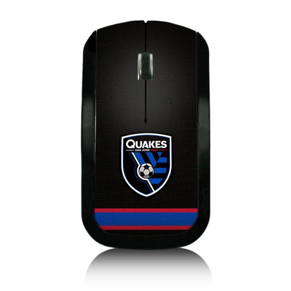 San Jose Earthquakes Team Striped Wireless Mouse